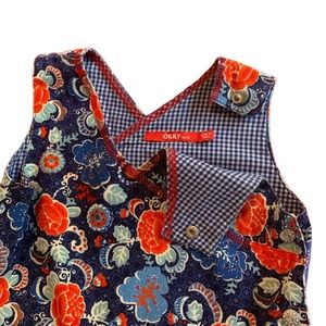 Oilily genuine dress 6Y cotton. Pre-owned like new condition Floral Denim